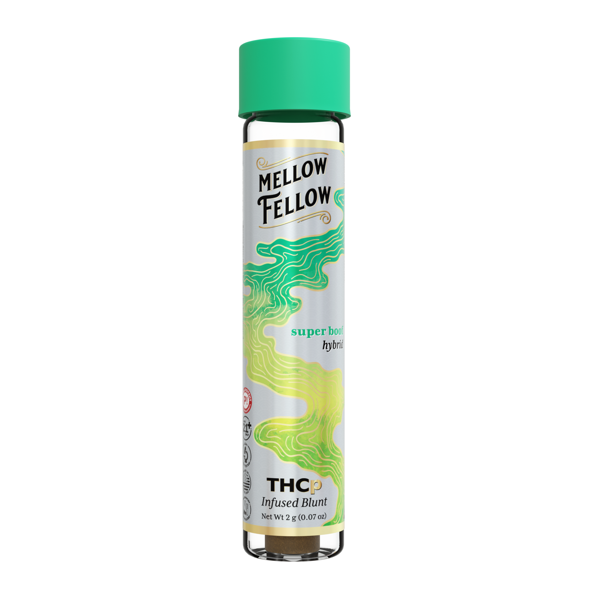 Mellow Fellow - 2g THCP Infused Preroll Blunts (12ct. Box)