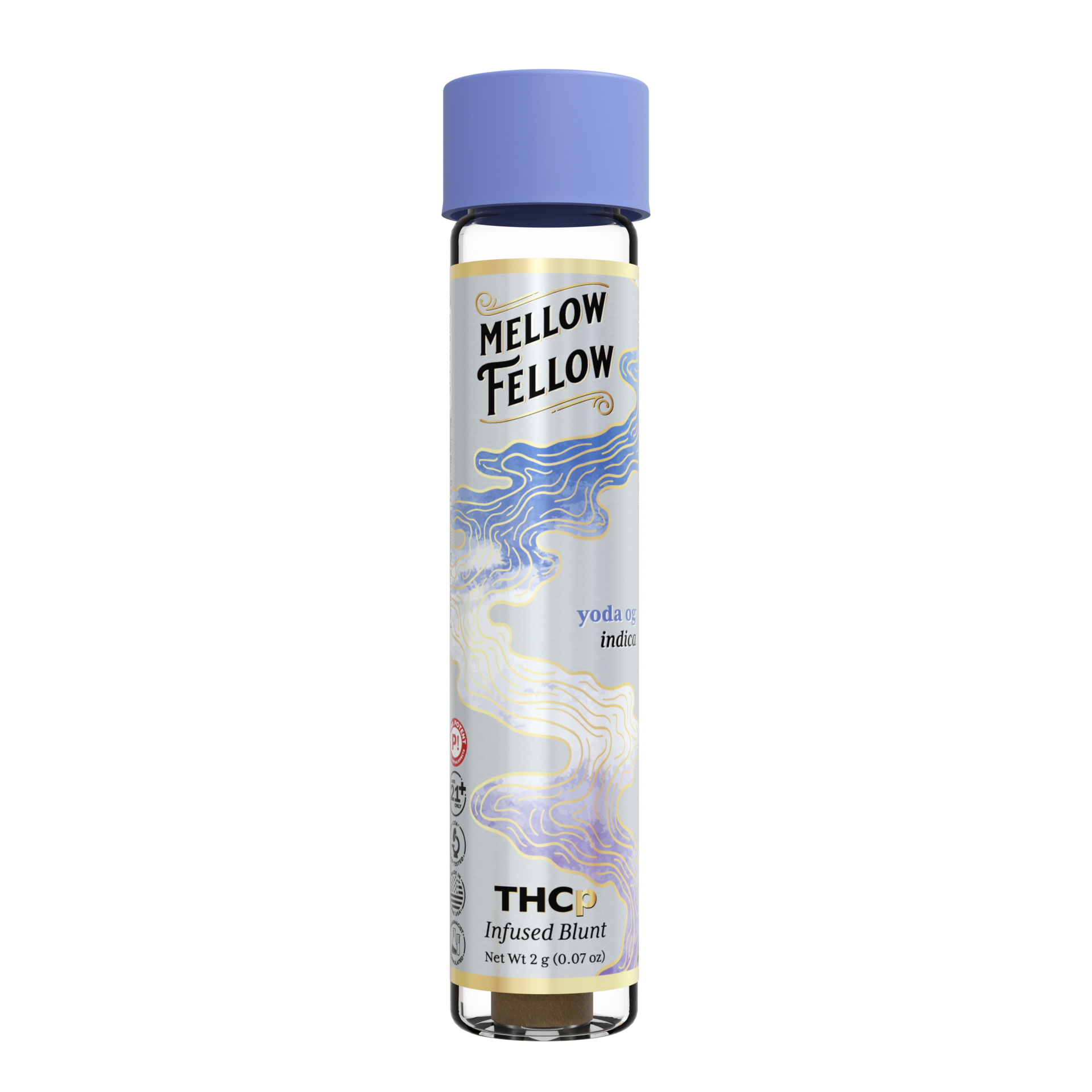 Mellow Fellow - 2g THCP Infused Preroll Blunts (12ct. Box)
