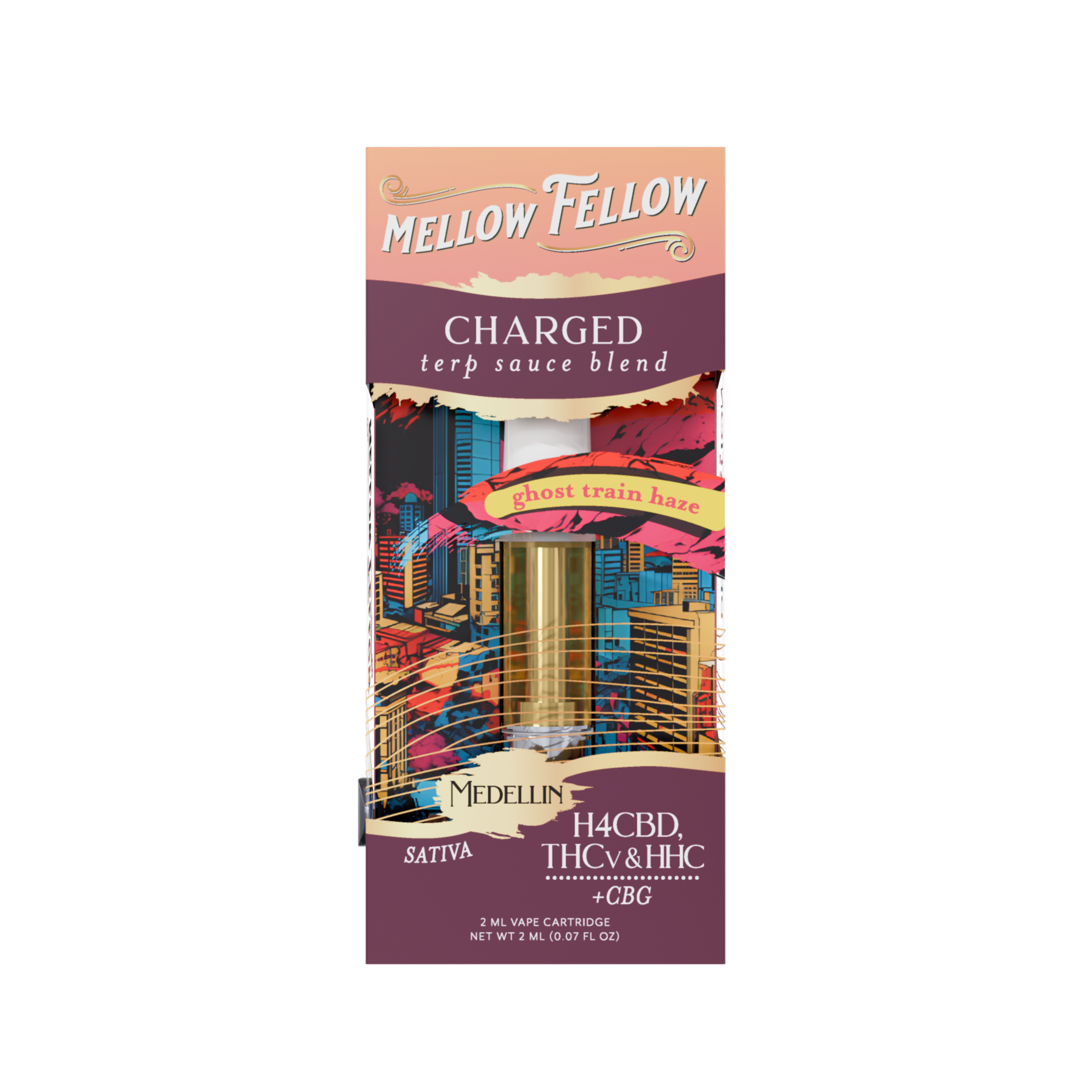 Mellow Fellow - 2g Terp Sauce Destination Blend Series Cartridges (6ct Box)