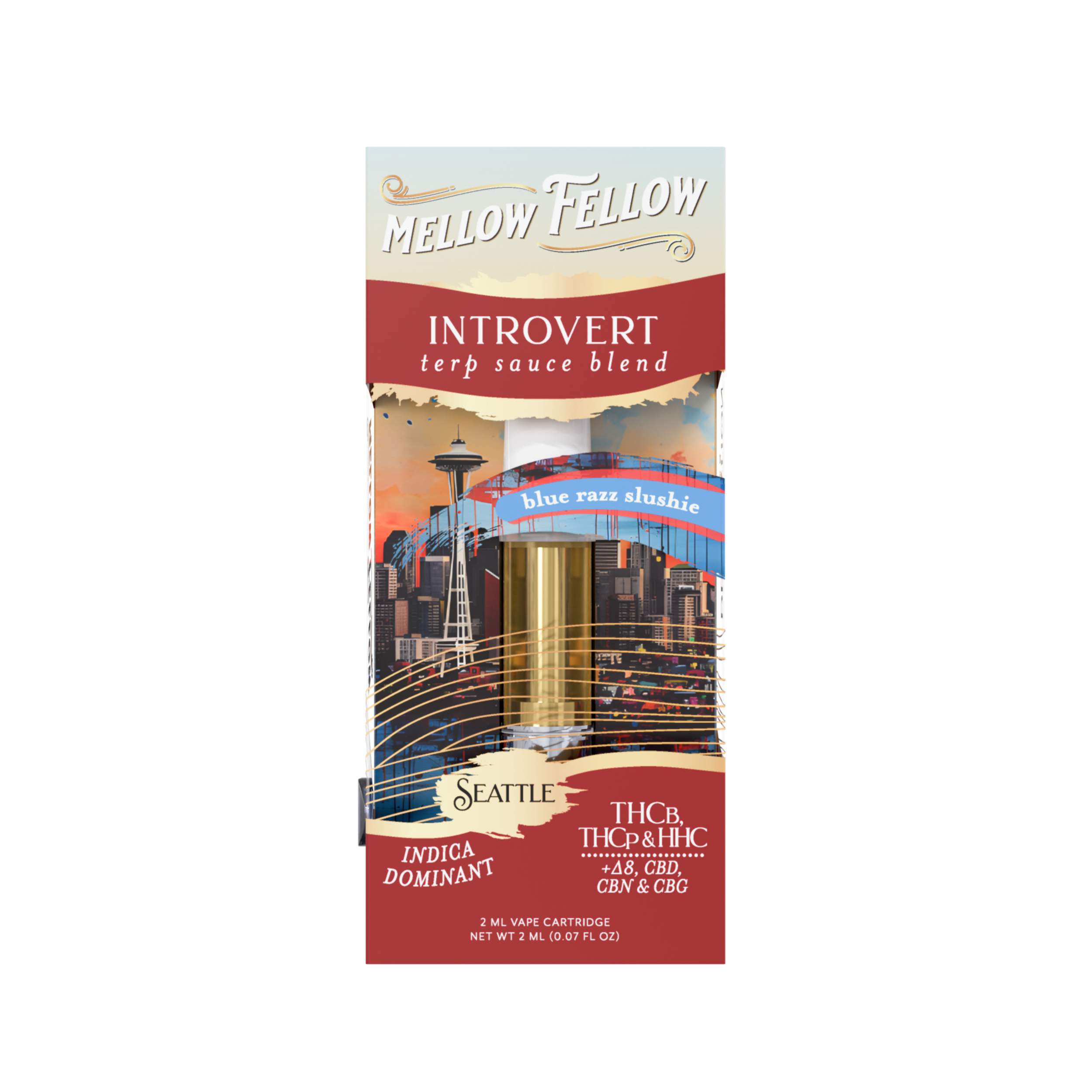 Mellow Fellow - 2g Terp Sauce Destination Blend Series Cartridges (6ct Box)