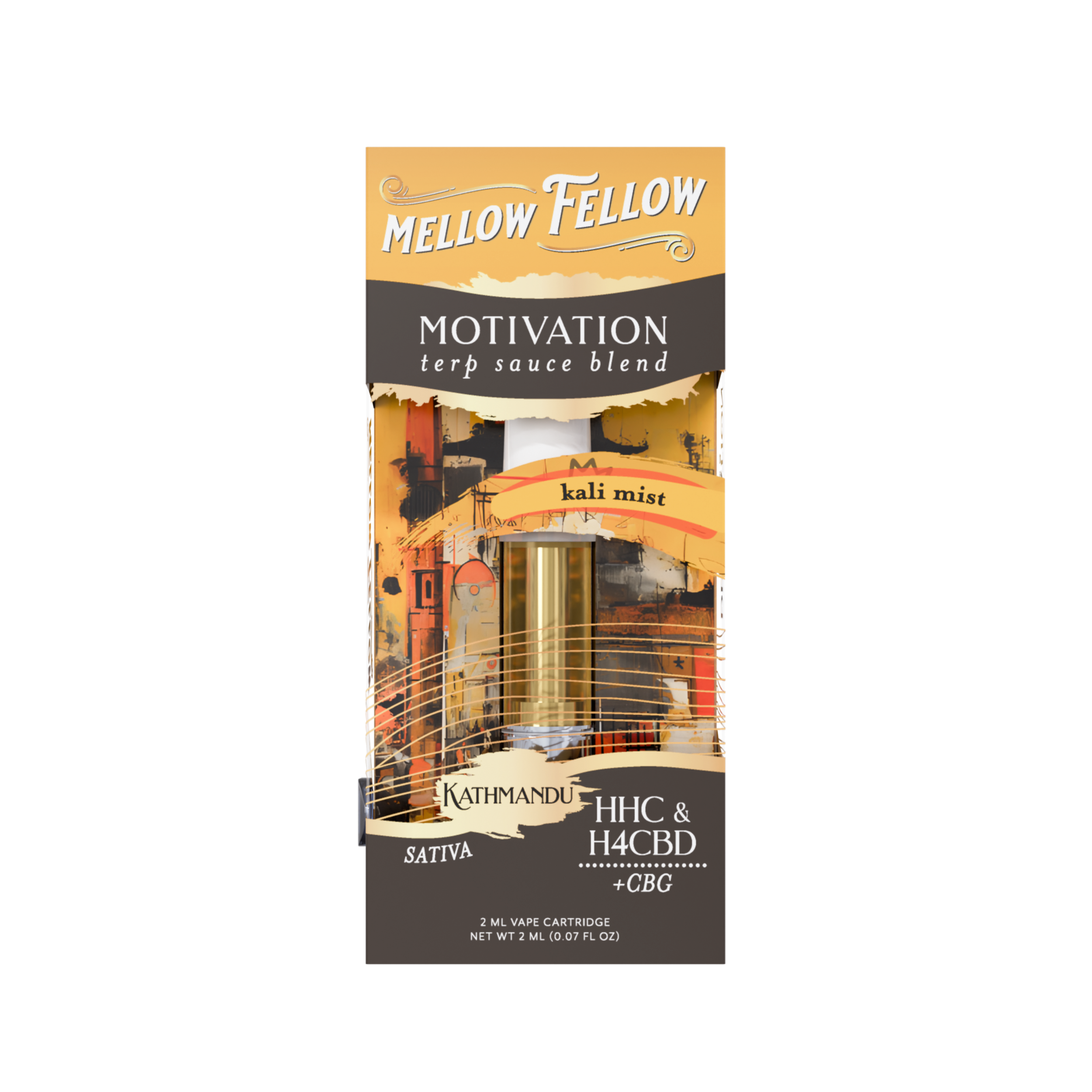 Mellow Fellow - 2g Terp Sauce Destination Blend Series Cartridges (6ct Box)