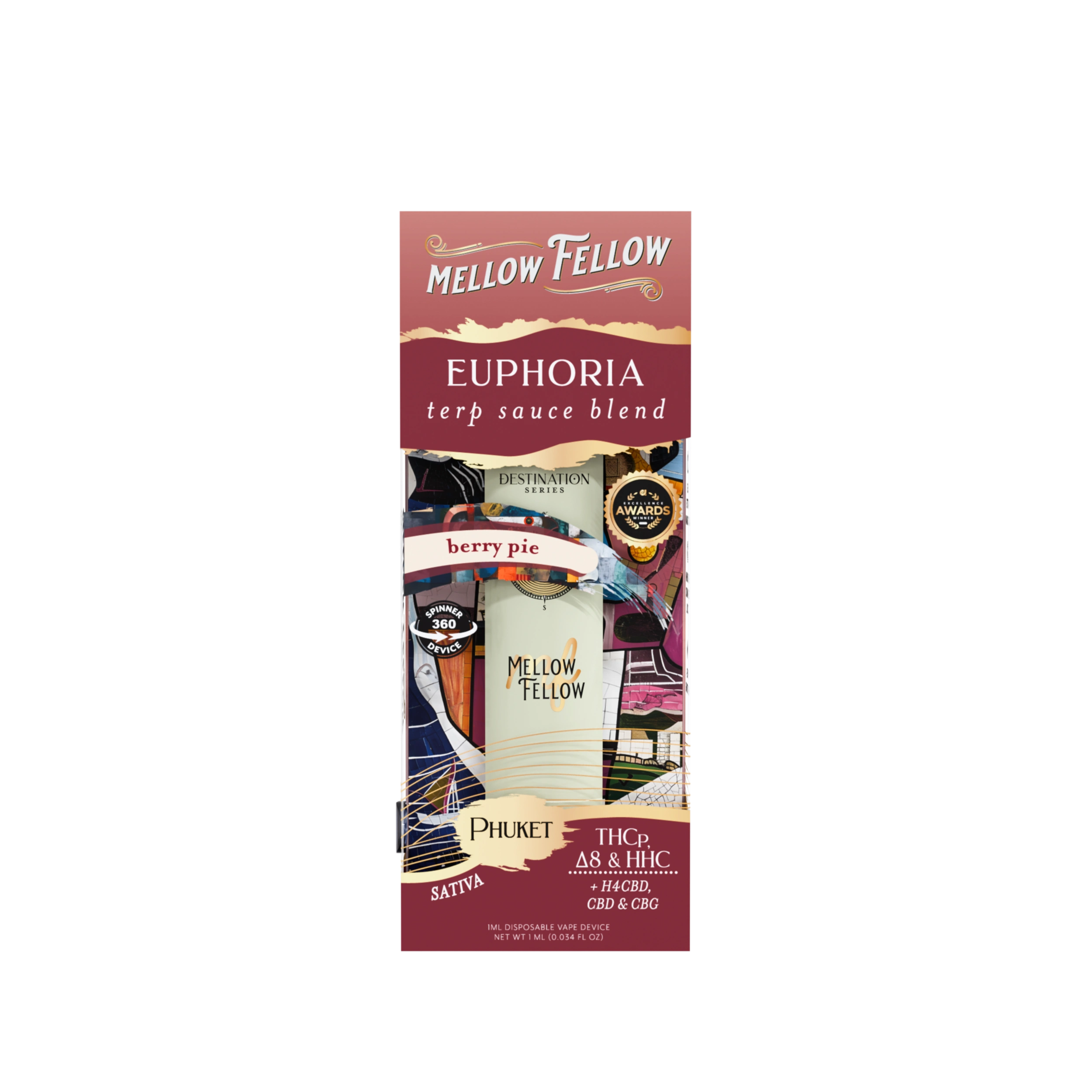 Mellow Fellow - 1g Spinner Blend Disposables (6ct Box)