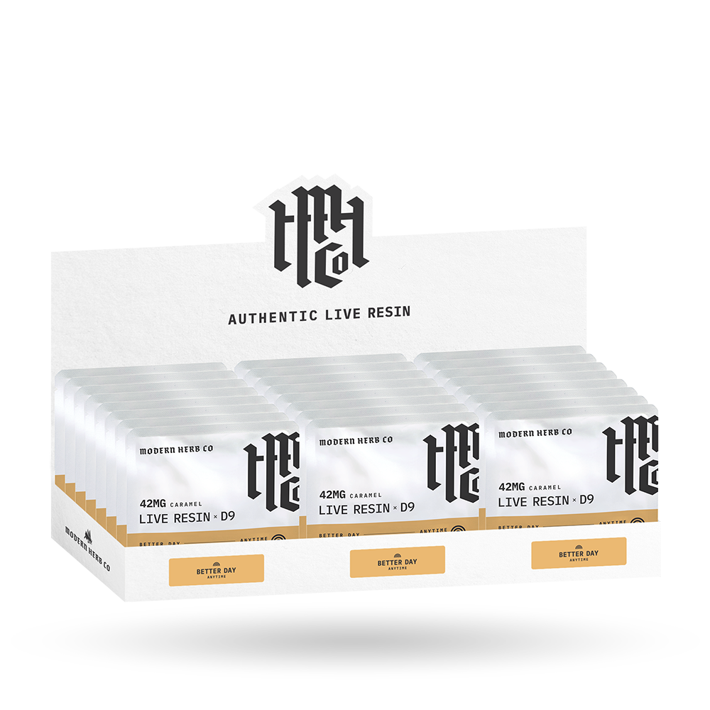 Modern Herb Co - Live Resin 40mg D9 Caramels