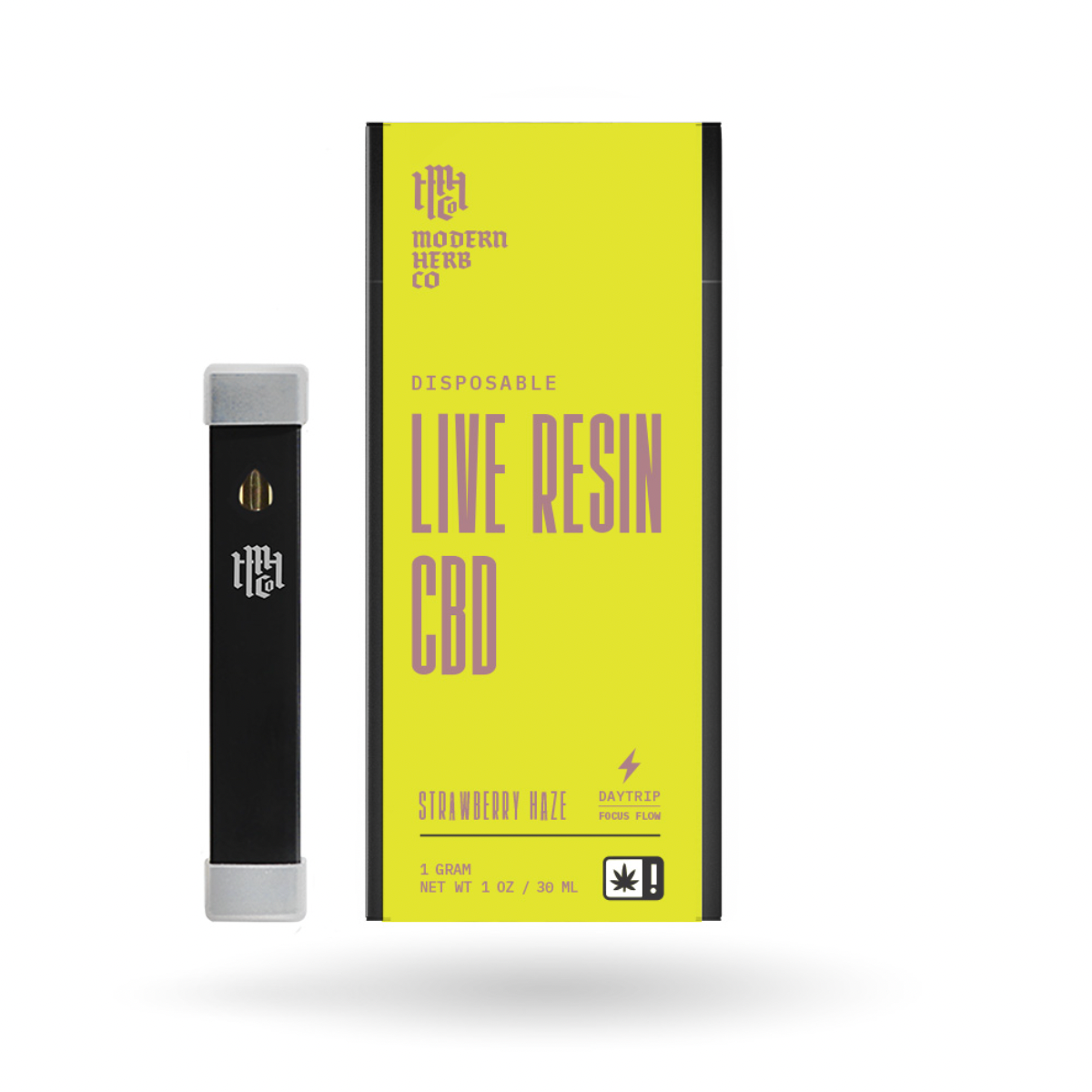 Modern Herb Co - 1g Live Resin CBD Disposable (12ct Box)