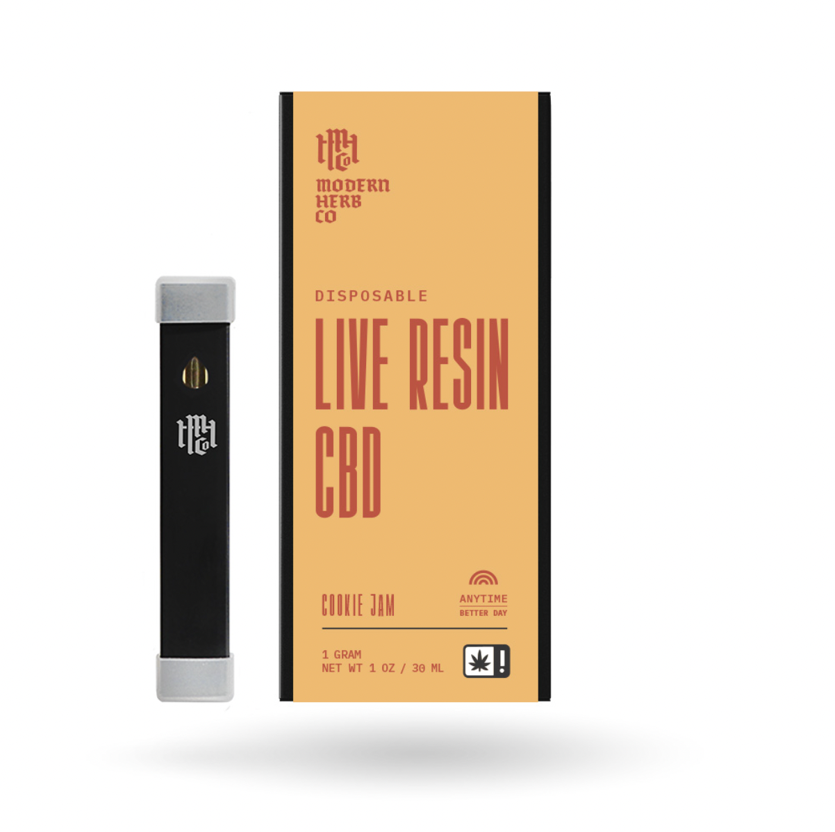 Modern Herb Co - 1g Live Resin CBD Disposable (12ct Box)