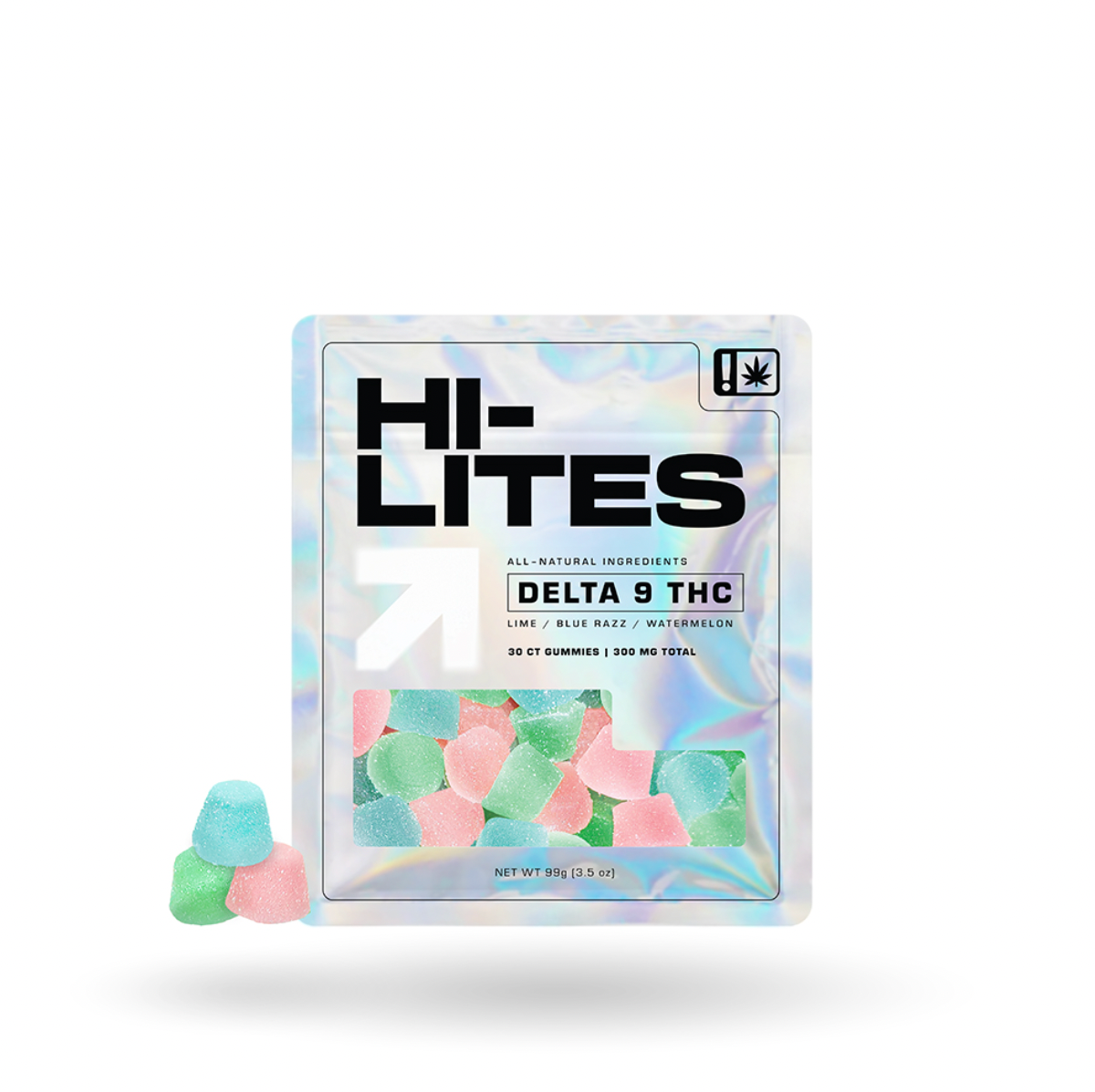 Hi-Lites - 30ct. 10mg D9 Fruit Blast Gummies (6ct Box)