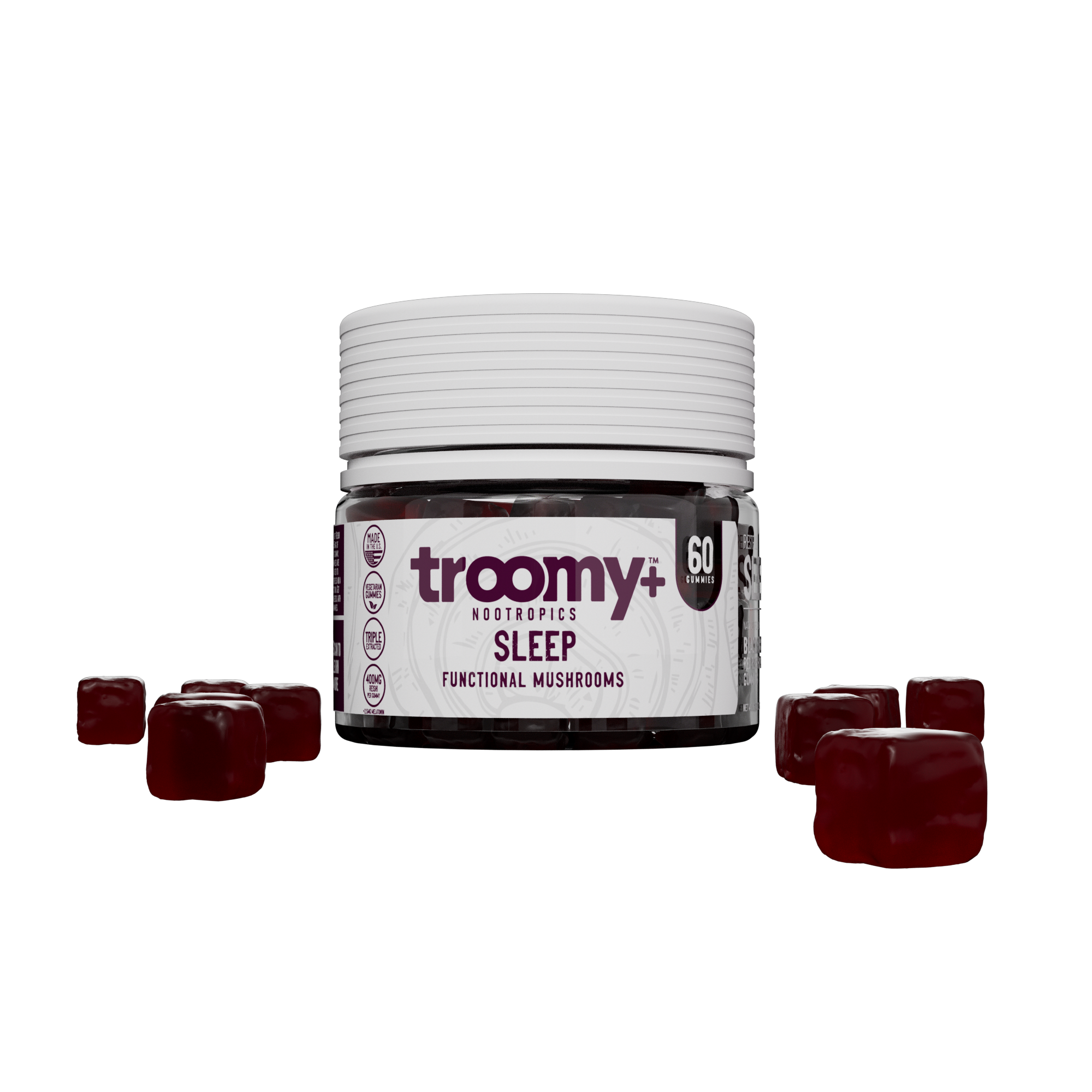 Troomy - 60ct. Nootropic Gummies Jar