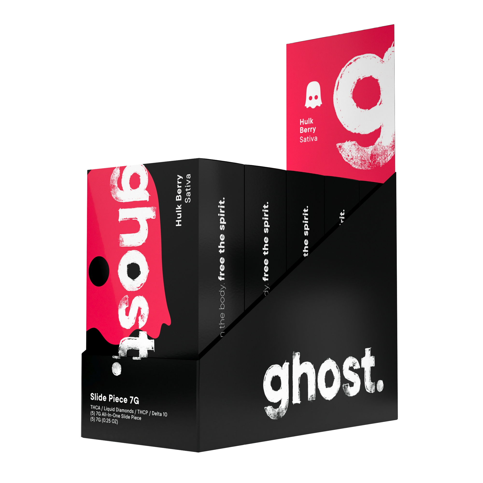 Ghost - 7g Slide Piece THCA Disposable (5pk)