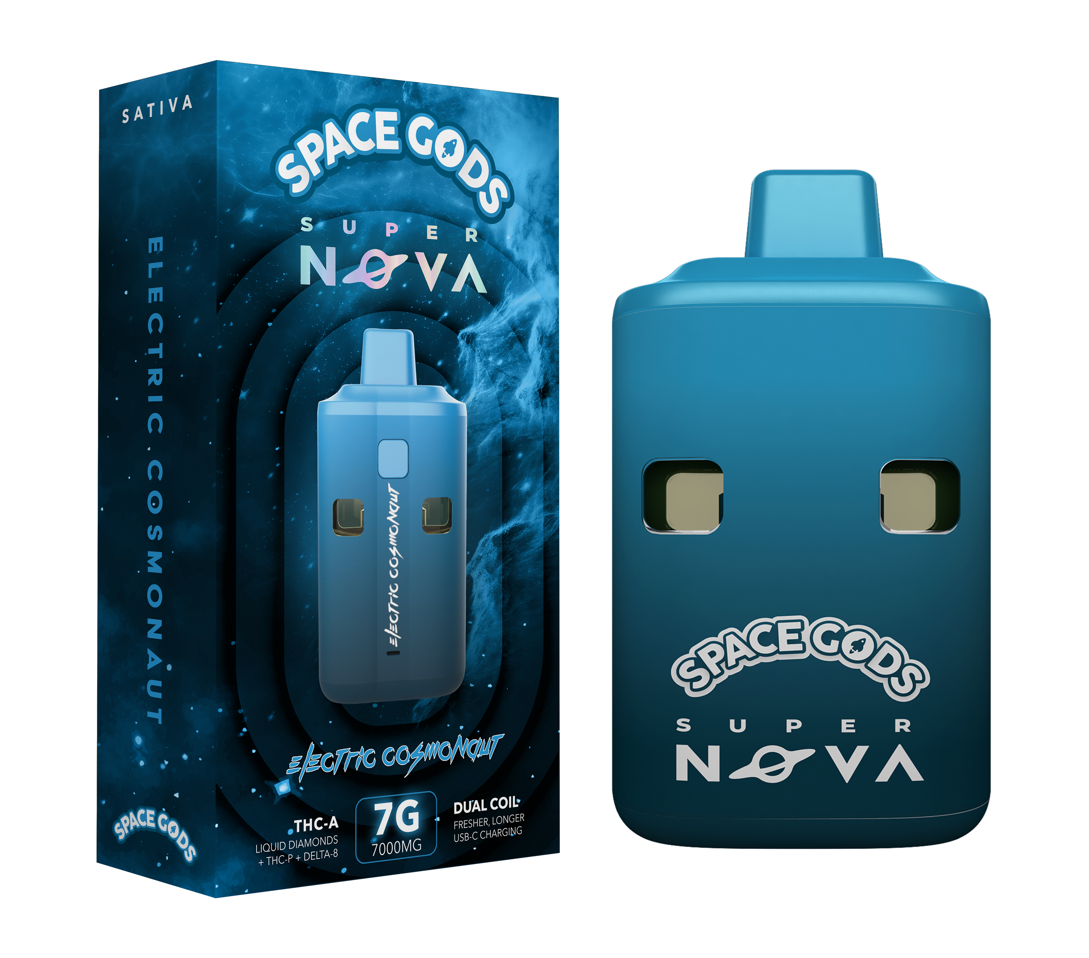 Space Gods - 7g THCA Super Nova Disposable (5ct.)