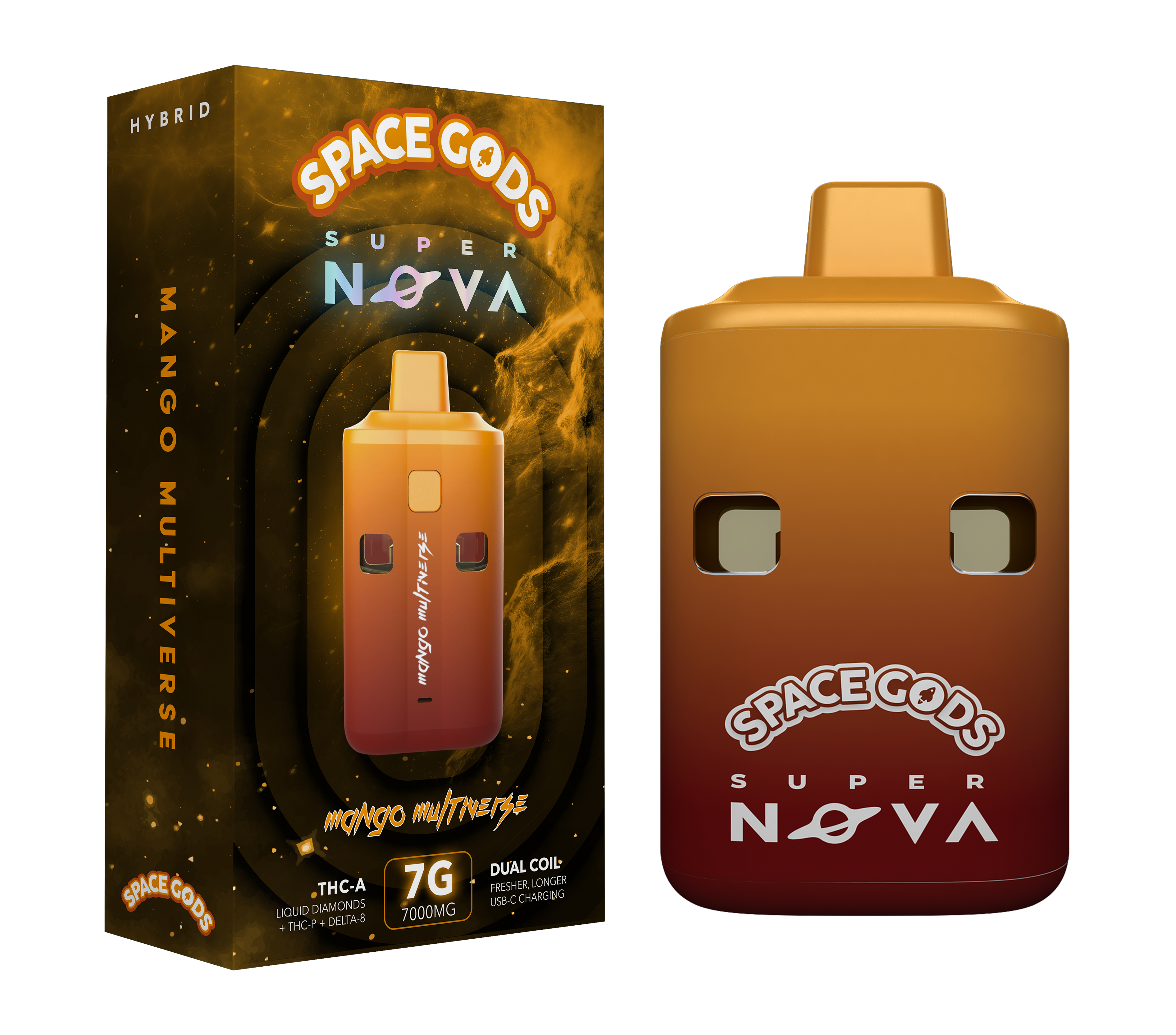 Space Gods - 7g THCA Super Nova Disposable (5ct.)