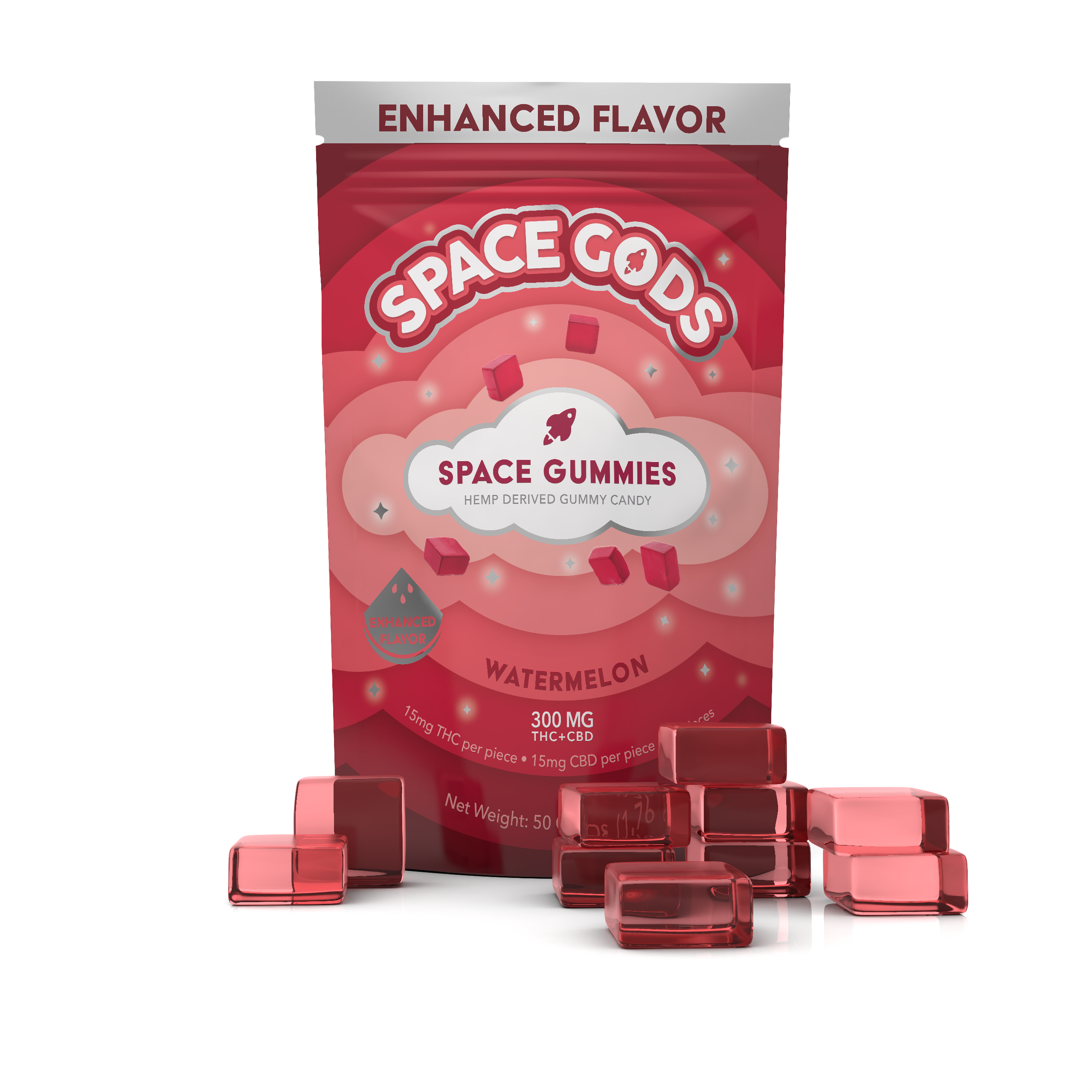Space Gods - 300mg D9 + CBD Gummies (10ct.)