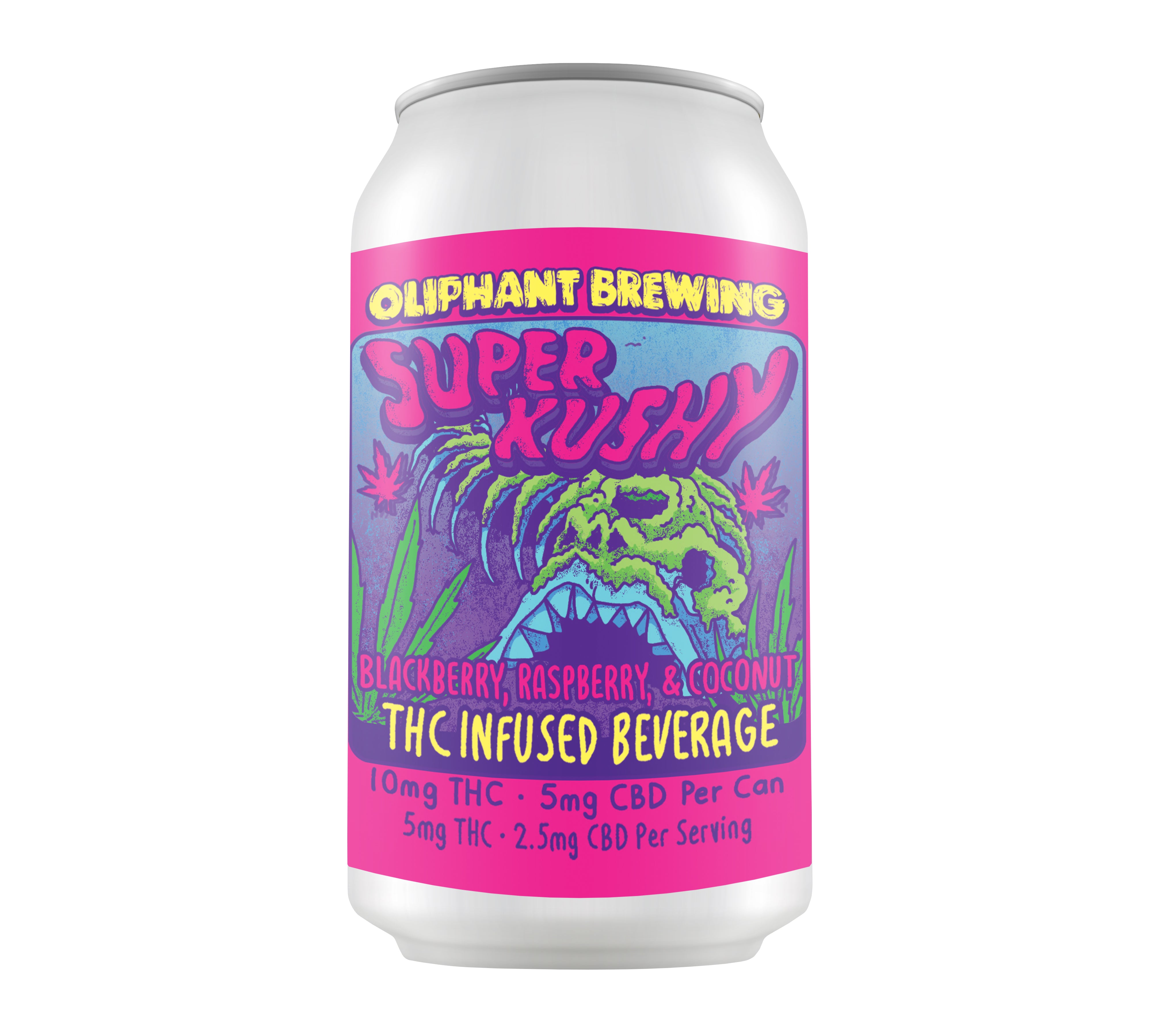 Oliphant Brewing - 12oz 10mg D9 THC - Sparkling Super Kushy (24ct Case)