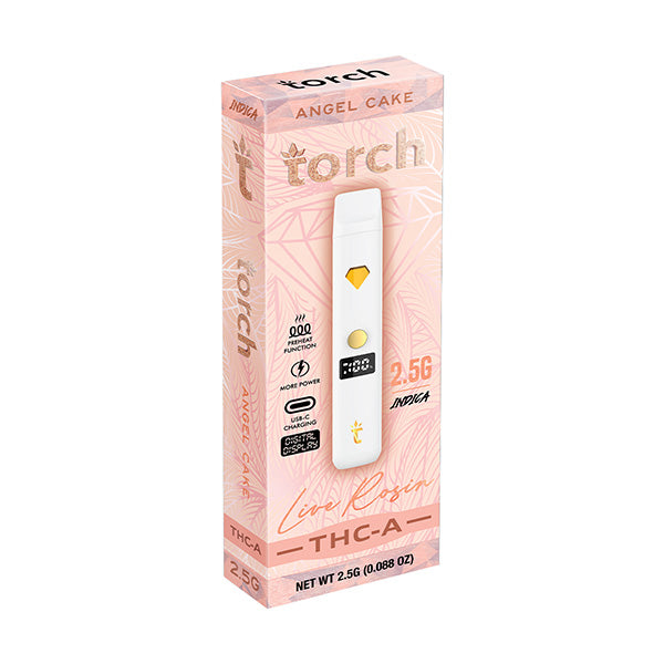 Torch - 2.5g Live Rosin THCA Disposables (5ct.)
