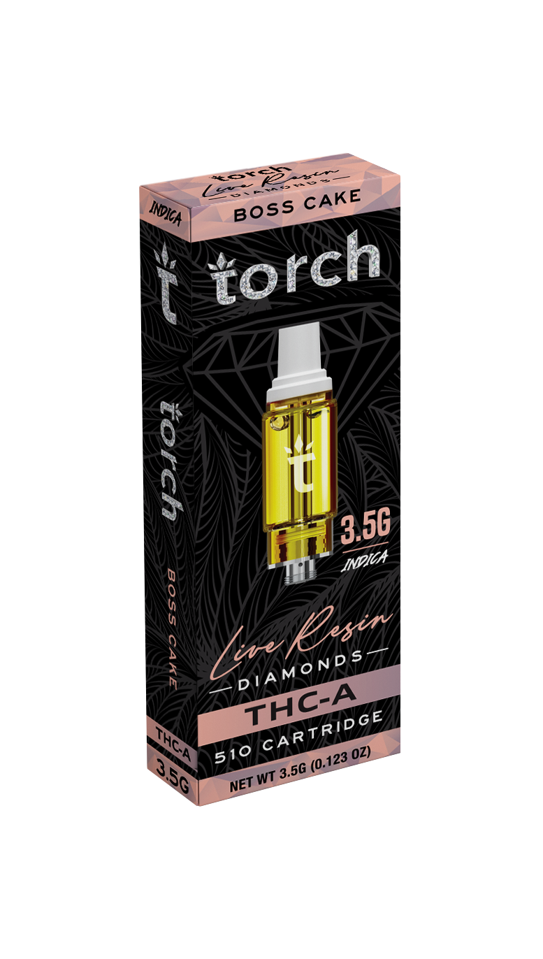 Torch - 3.5g Live Resin Diamonds THCA Cartridge (5ct.)