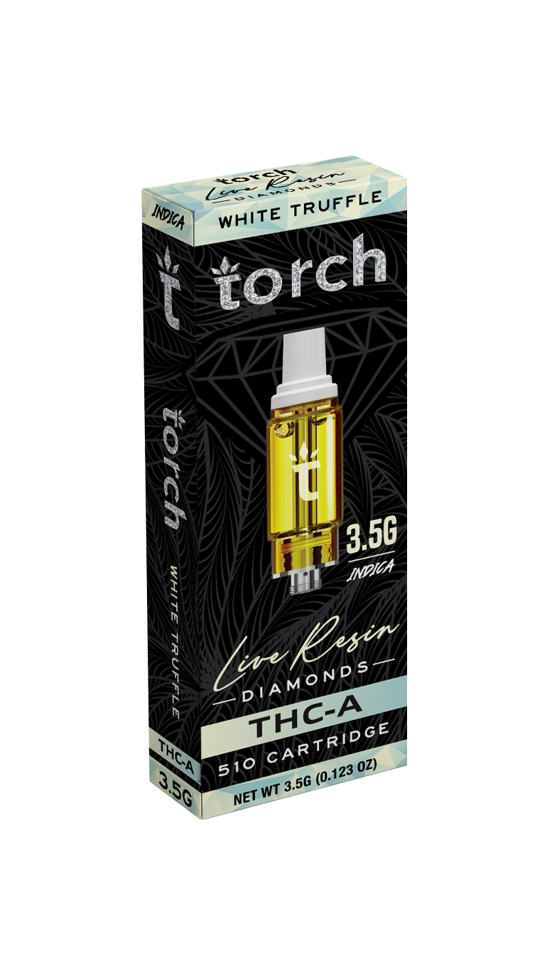 Torch - 3.5g Live Resin Diamonds THCA Cartridge (5ct.)