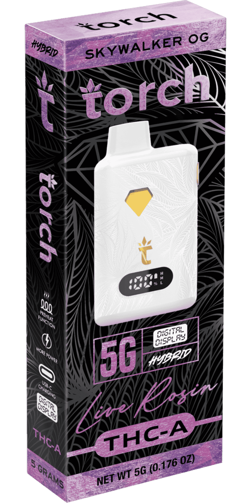 Torch - 5g Live Rosin THCA Disposables (5ct.)