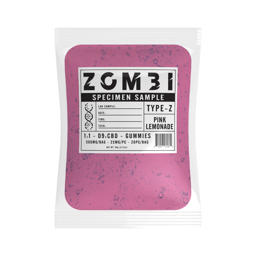 Zombi - 500mg D9 + CBD Gummies (6pk)