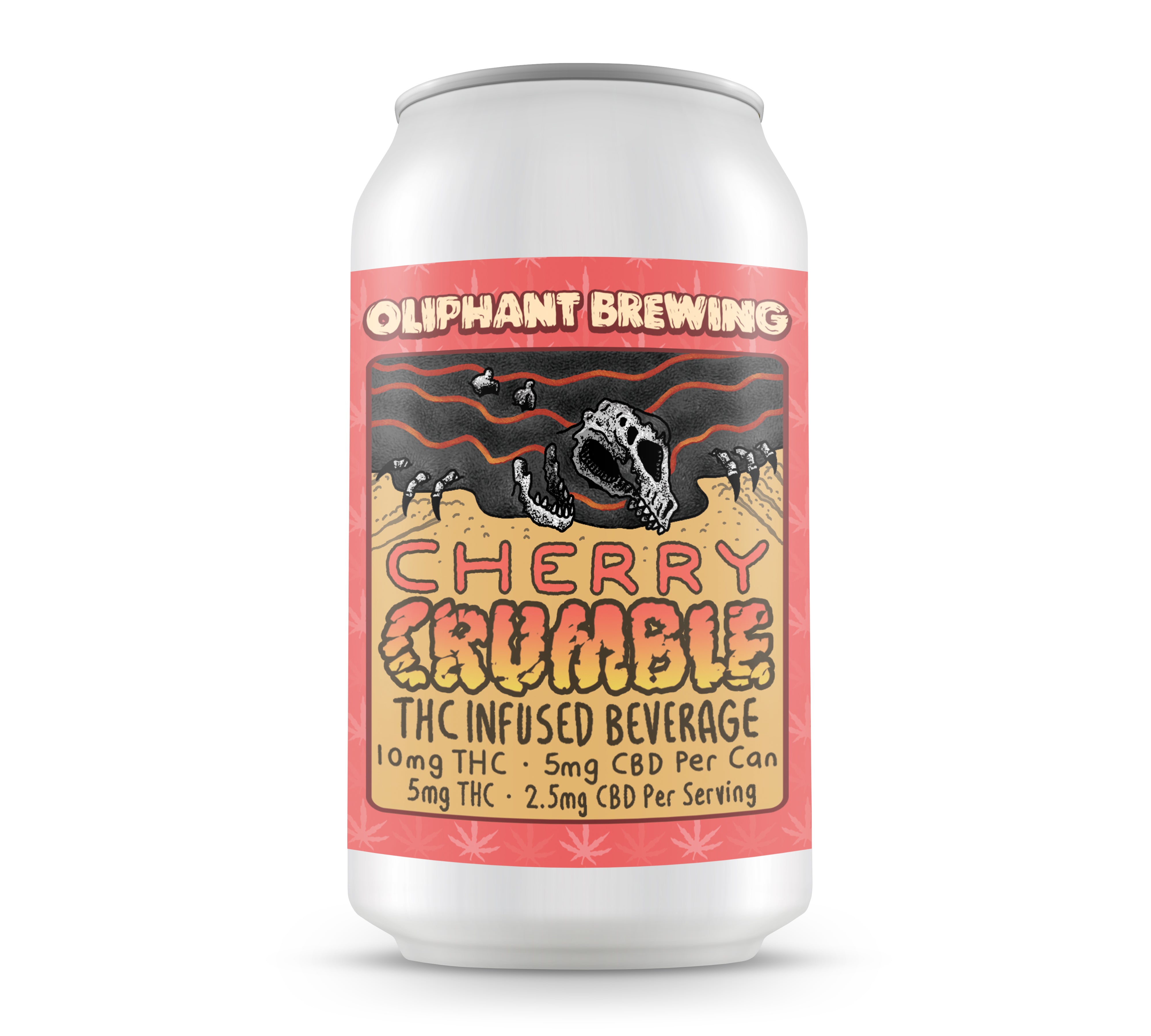 Oliphant Brewing - 12oz 10mg D9 THC - Sparkling Cherry Crumble (24ct Case)