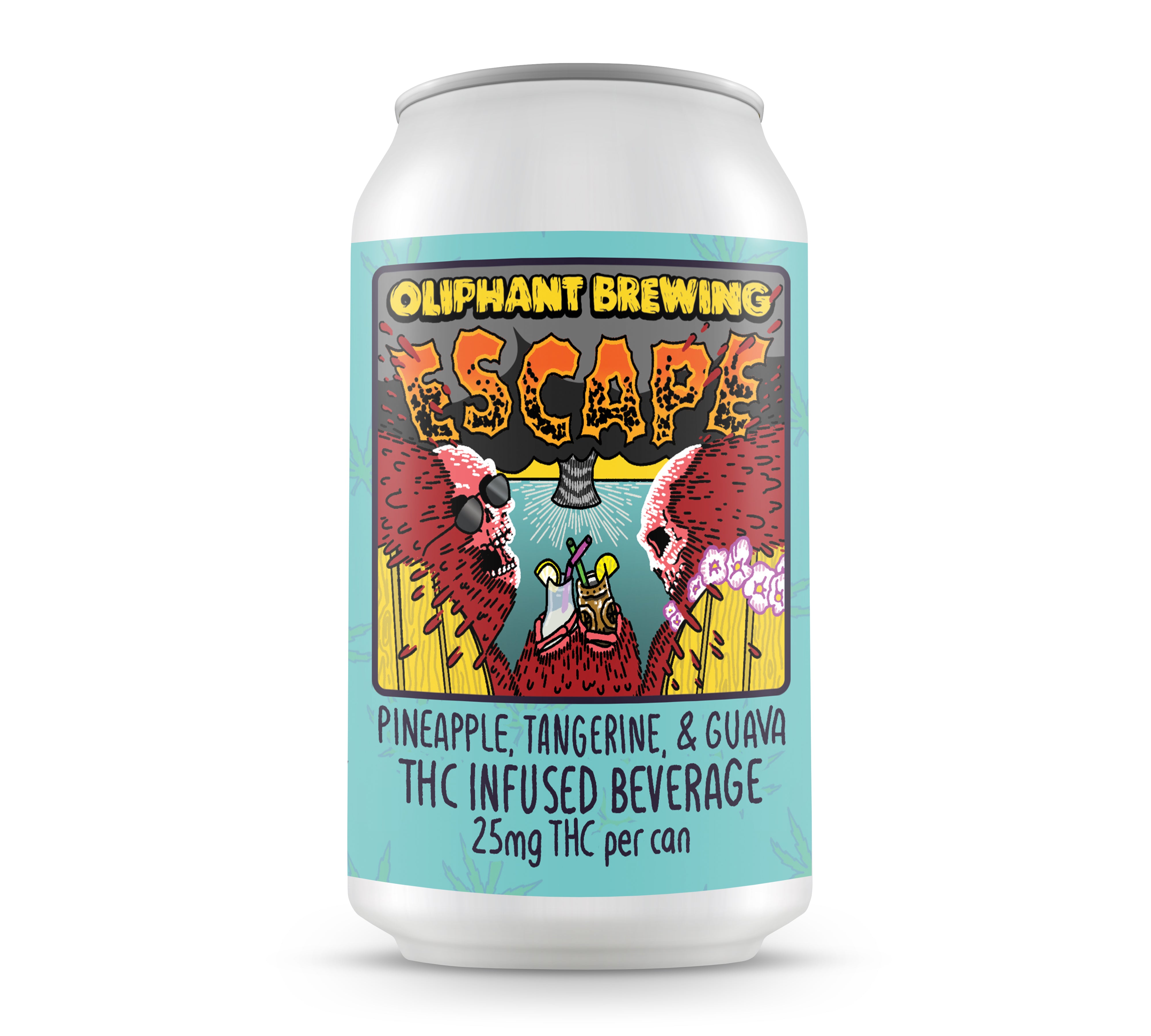 Oliphant Brewing - 12oz 25mg D9 THC - Sparkling Escape (24ct Case)