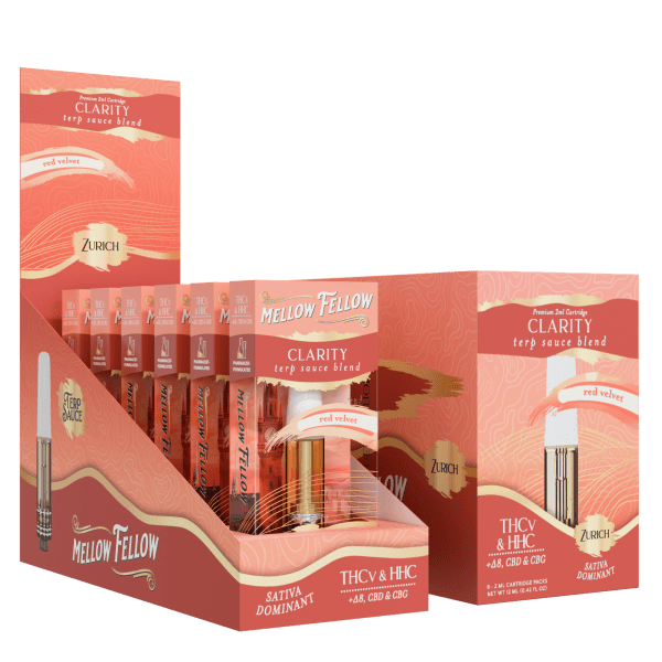 Mellow Fellow - 2g Terp Sauce Destination Blend Series Cartridges (6ct Box)