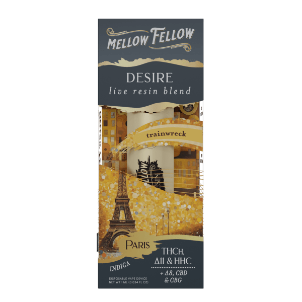 Mellow Fellow - 1g Live Resin Destination Blend Disposable (6ct)