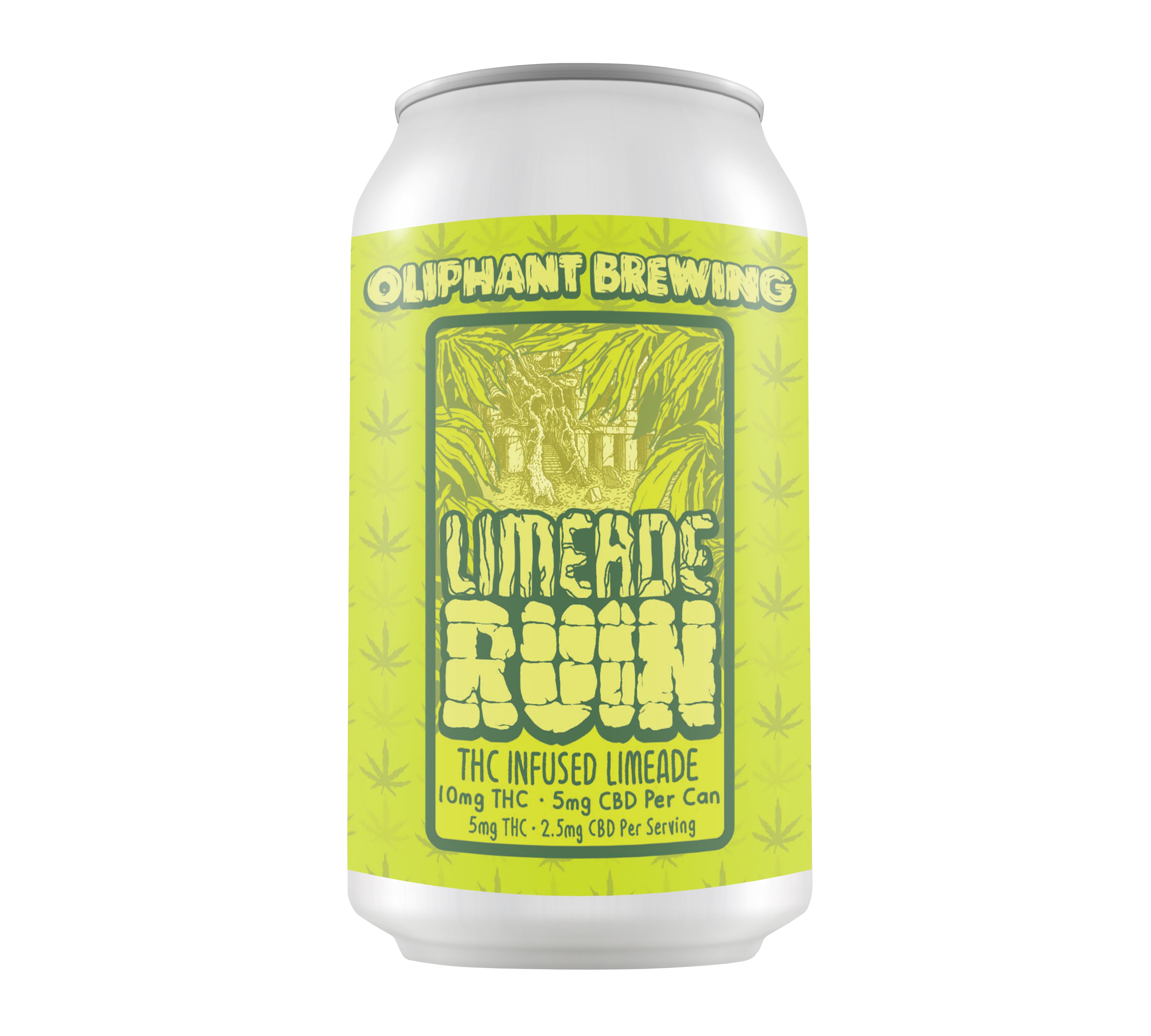 Oliphant Brewing - 12oz 10mg D9 THC - Sparkling Limeade Ruin (24ct Case)