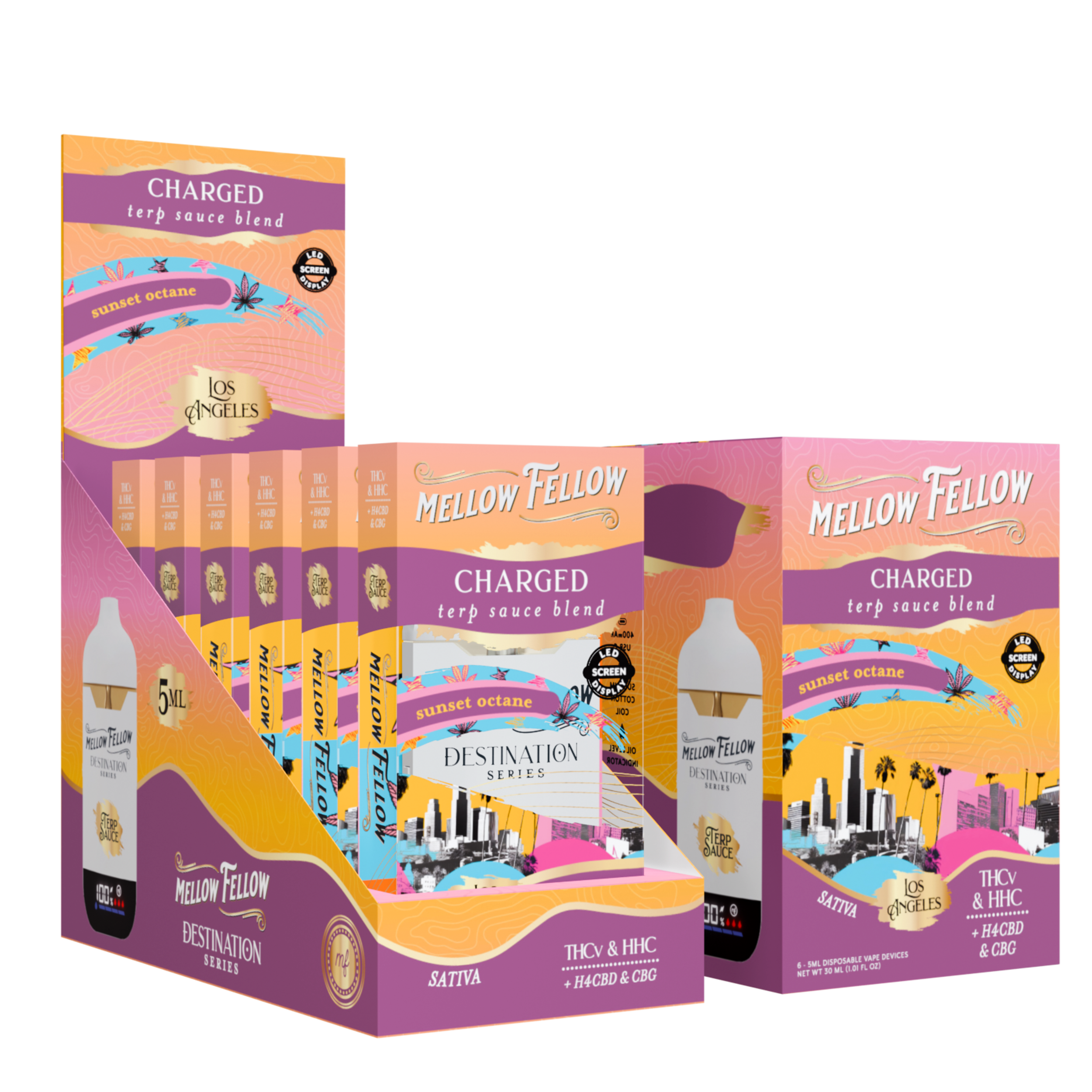 Mellow Fellow - 5g Destination Blend Disposables (6ct Box)