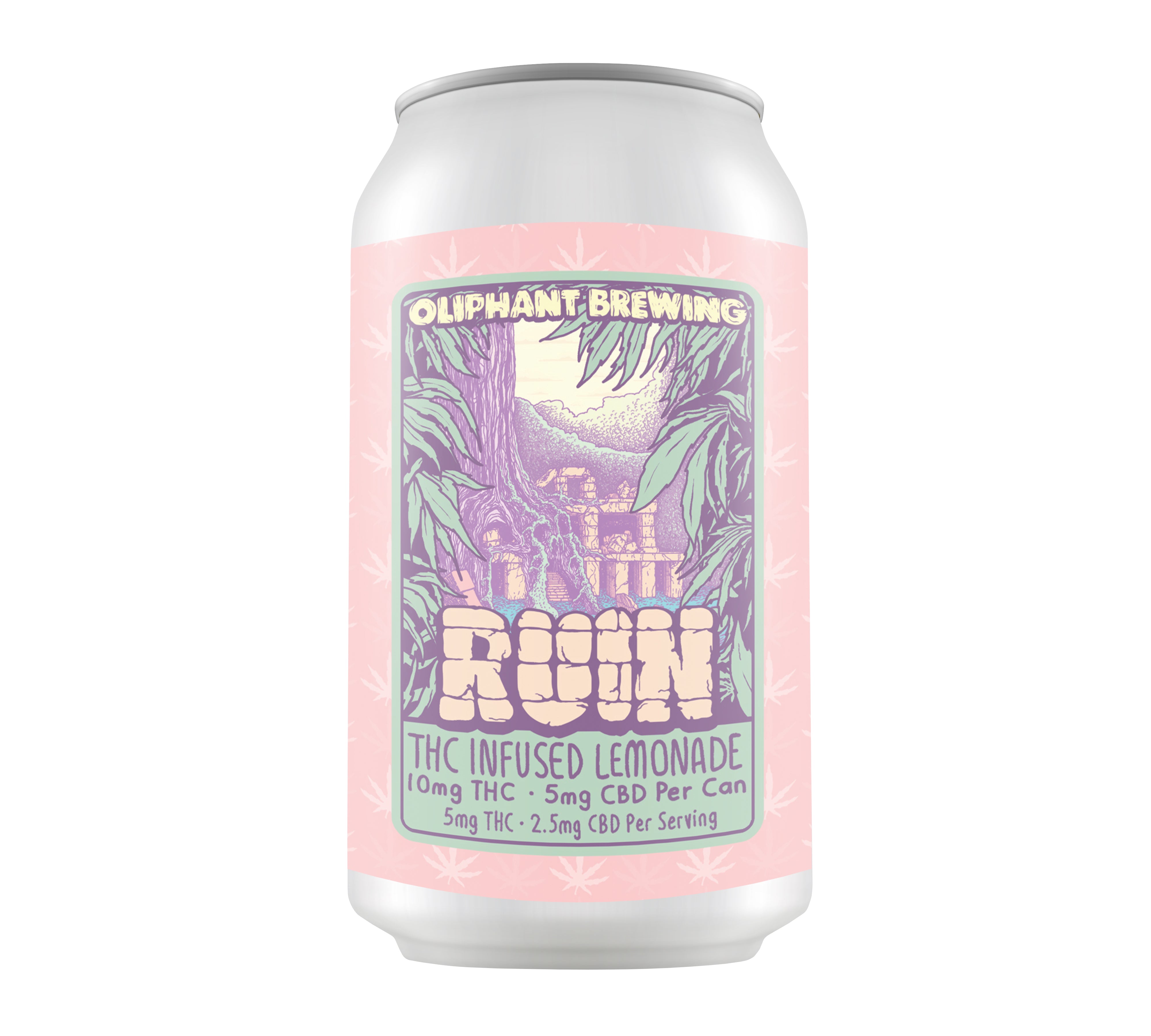 Oliphant Brewing - 12oz 10mg D9 THC - Sparkling Lemonade Ruin (24ct Case)