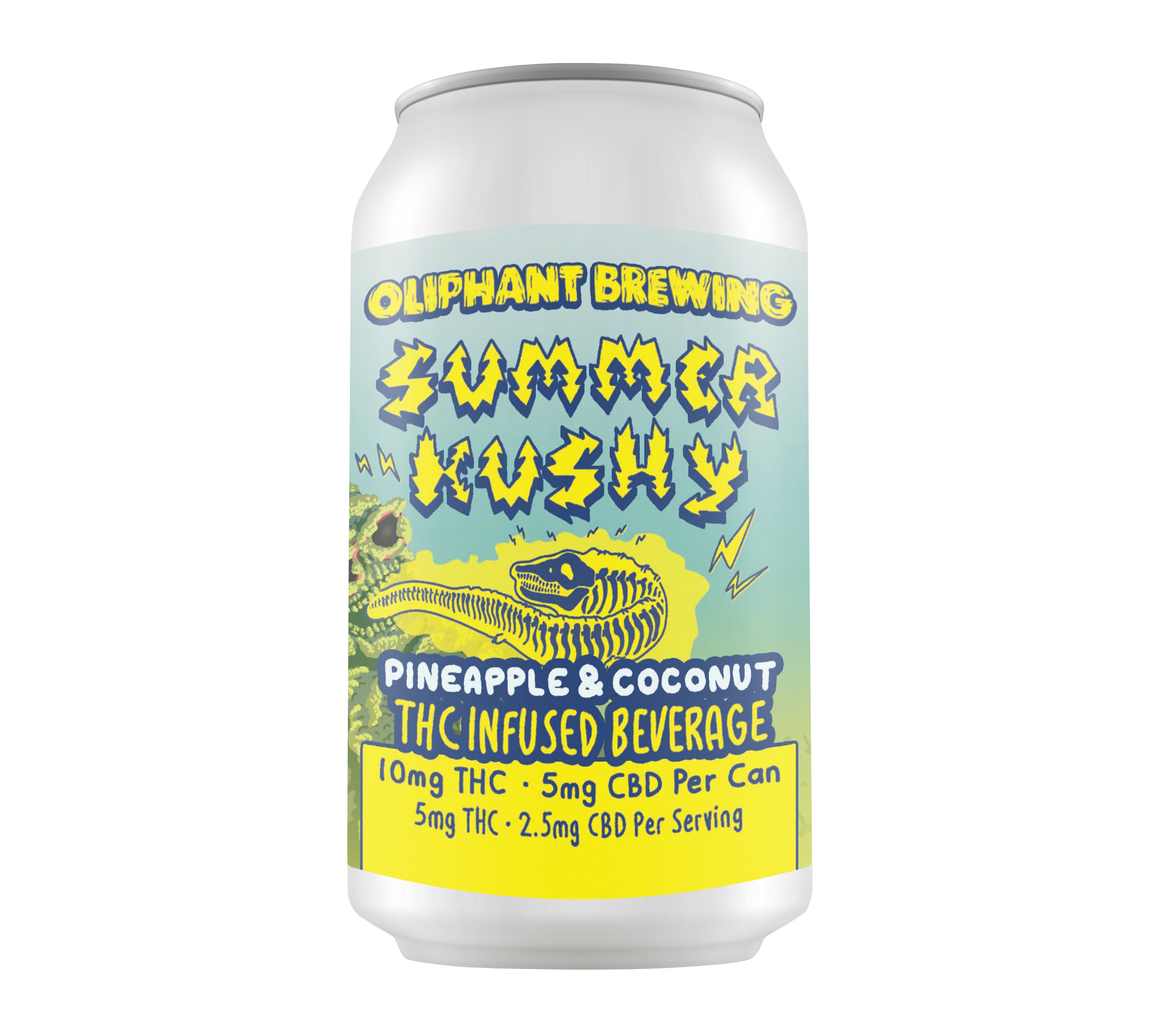 Oliphant Brewing - 12oz 10mg D9 THC - Sparkling Summer Kushy (24ct Case)