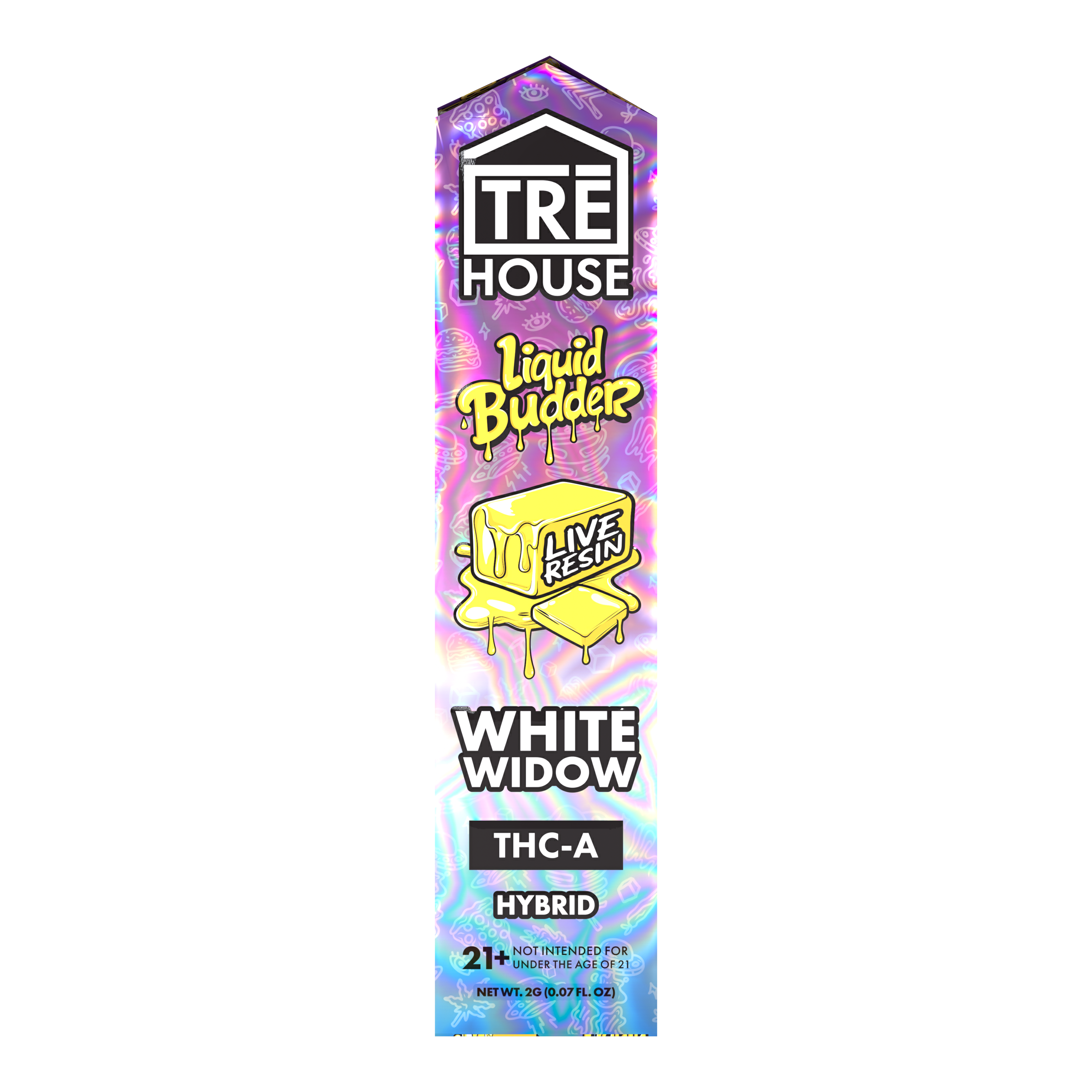 TRE House - 2g THCA Live Rosin Liquid Budder Disposable (10ct Box)