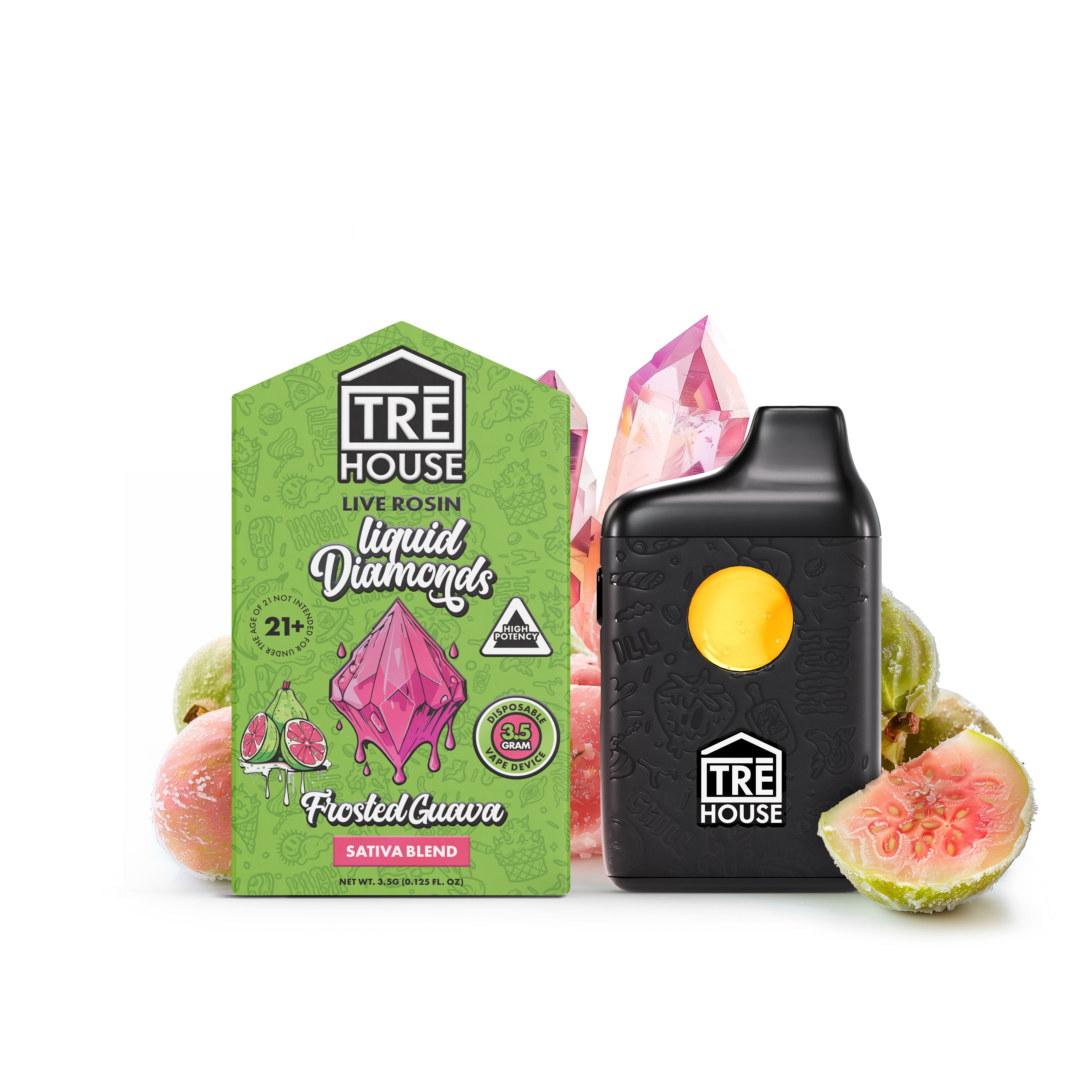 TRE House - 3.5g Live Rosin Liquid Diamonds Disposable (6 ct)