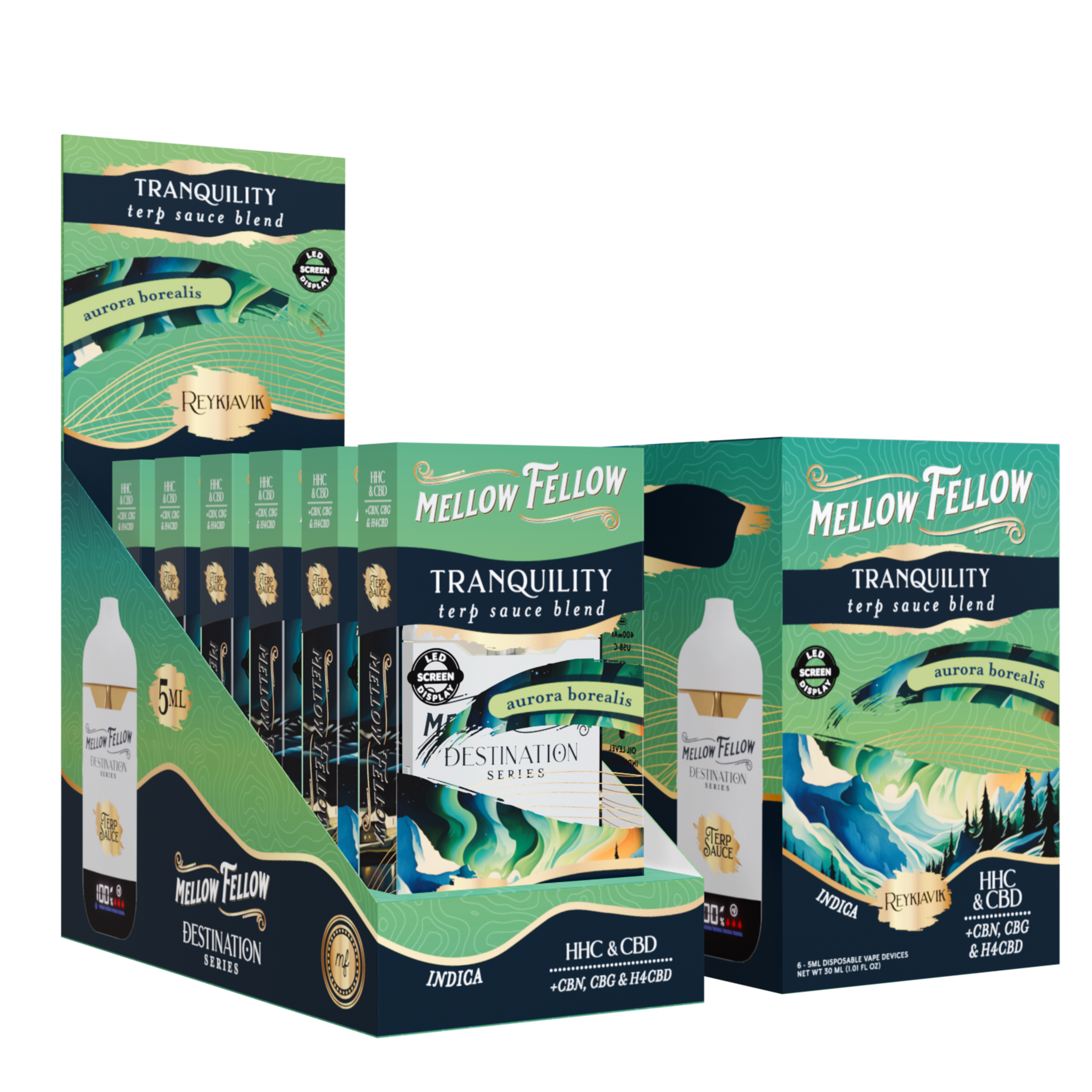 Mellow Fellow - 5g Destination Blend Disposables (6ct Box)