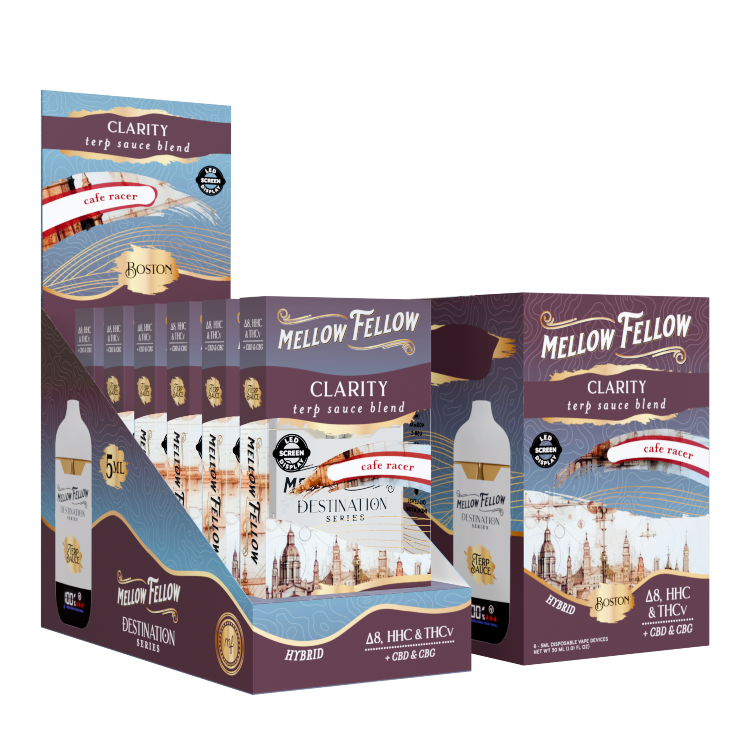 Mellow Fellow - 5g Destination Blend Disposables (6ct Box)