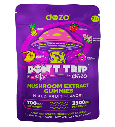 Don't Trip by Dozo - 5ct. 3500mg Amanita Muscaria Mushroom Gummies