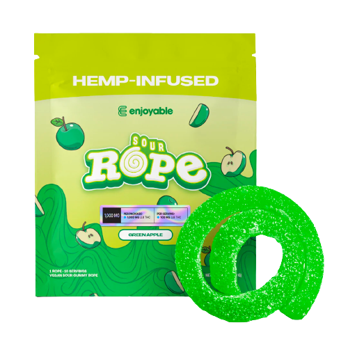 Enjoyable - Delta-8 THC Vegan Sour Rope (10ct)