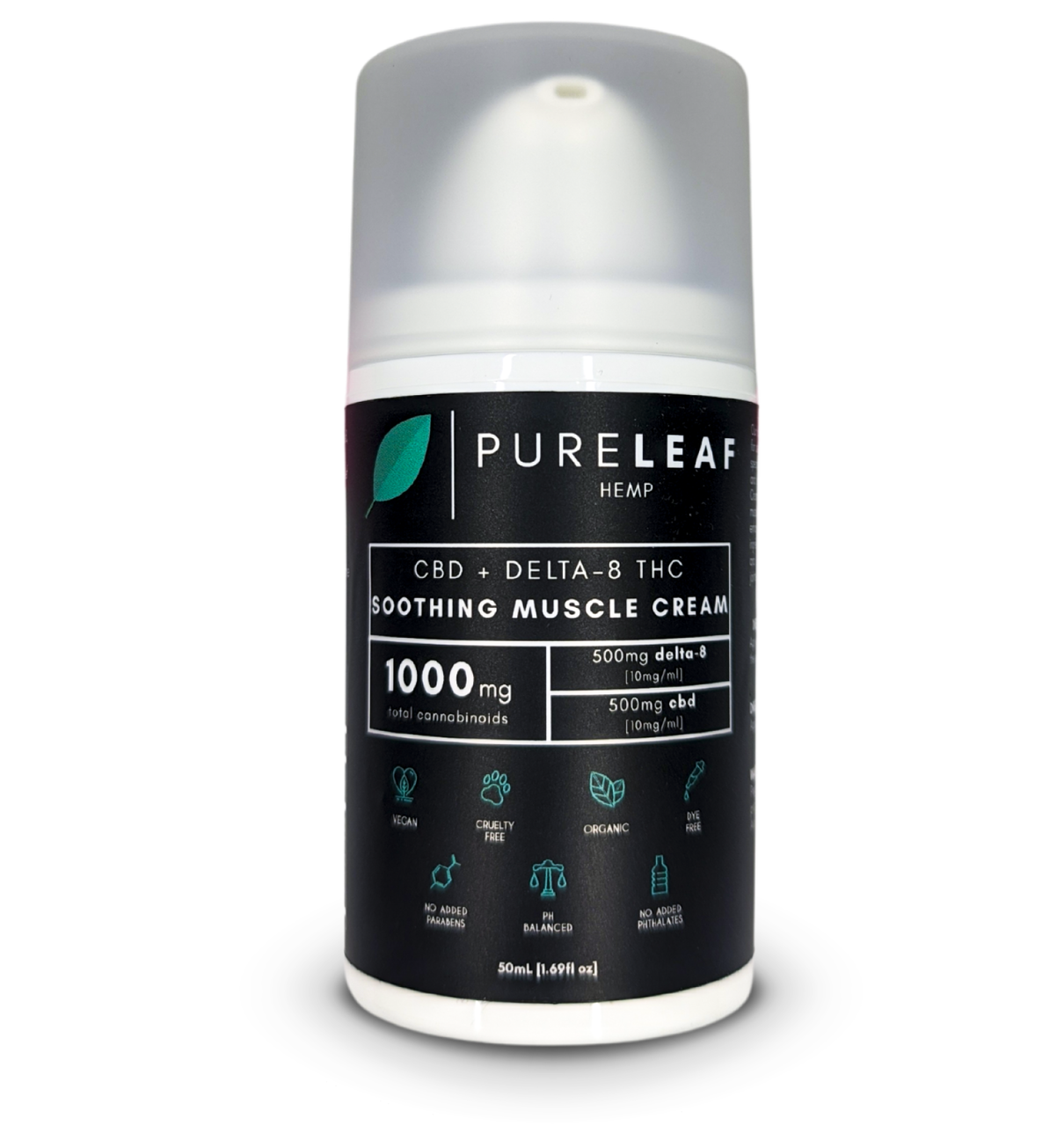 Pure Leaf - Delta-8 + CBD Muscle Cream