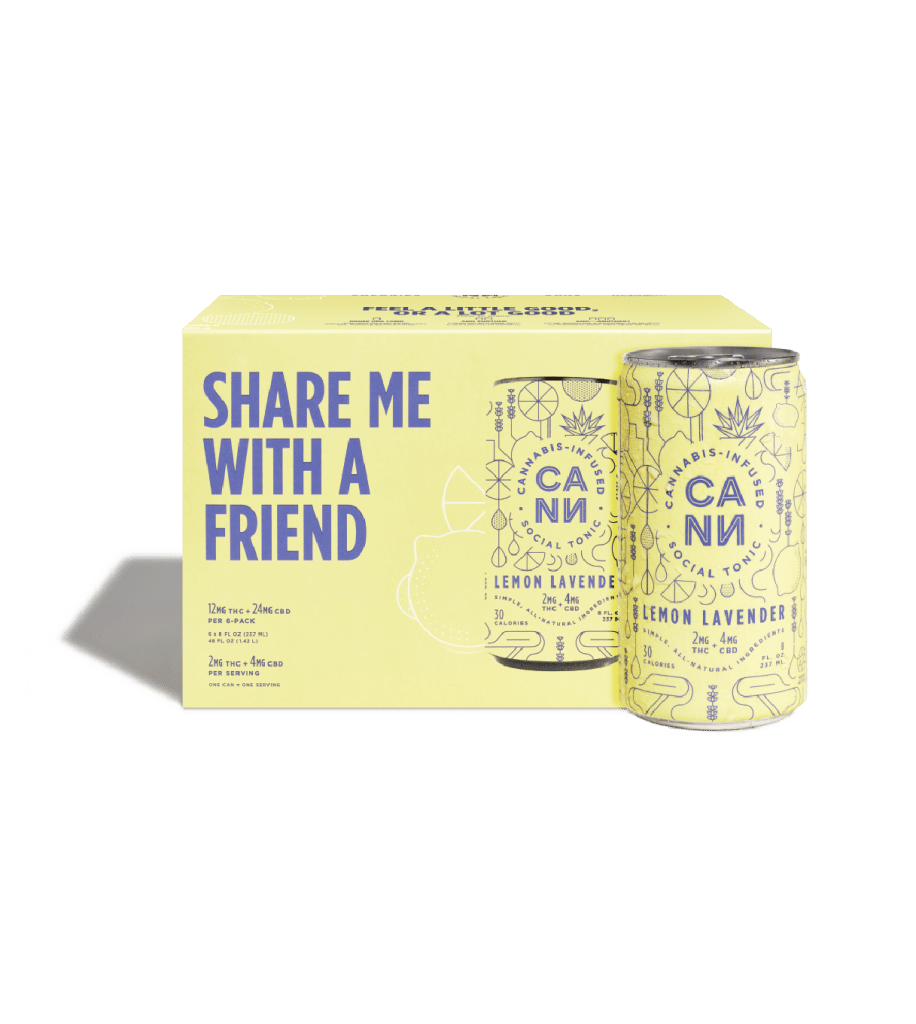 Lemon Lavender 8.4oz D9+CBD Social Tonic - CANN