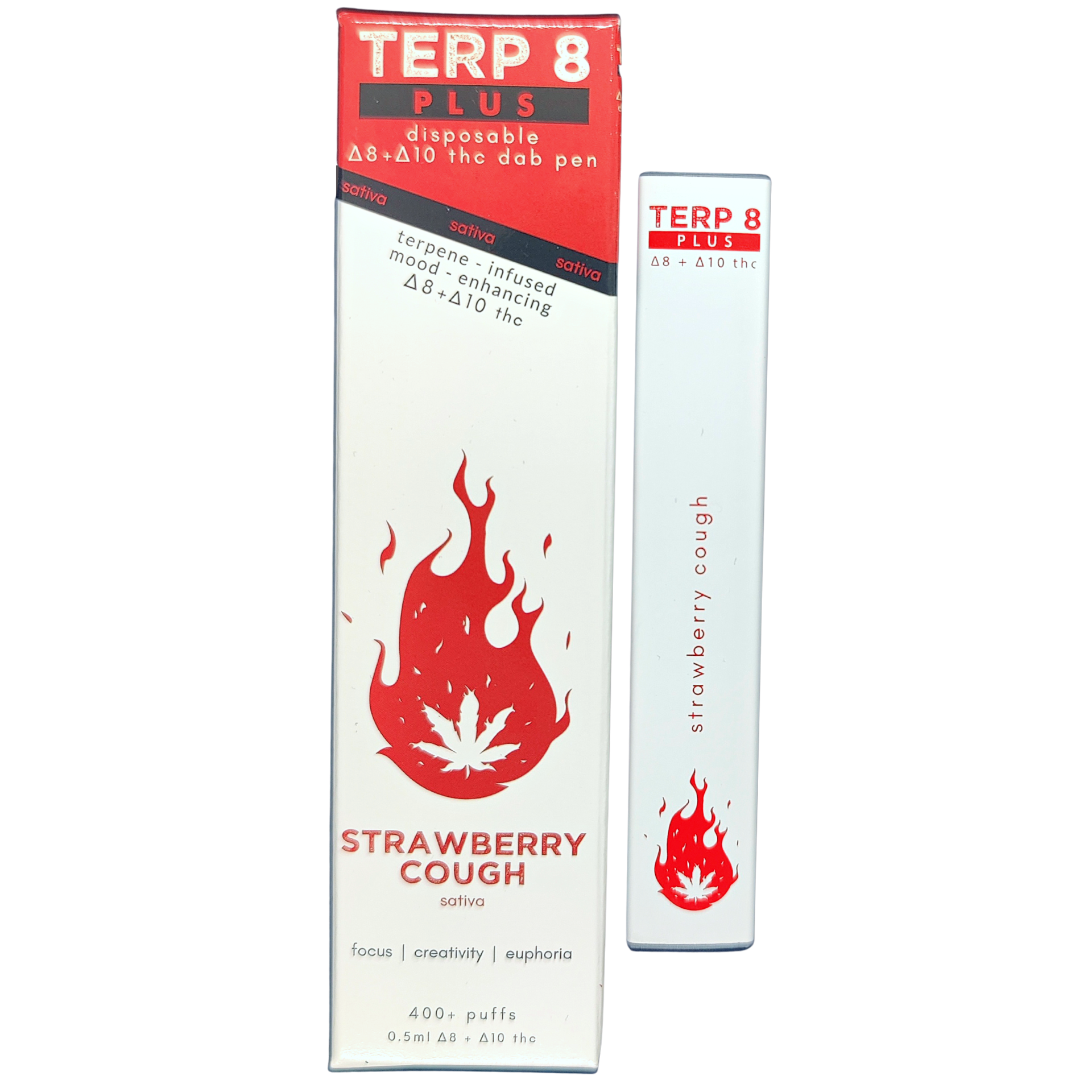 Terp 8 - 0.5g Delta-8 + Delta-10 THC Disposable Dab Pen Box (10ct)