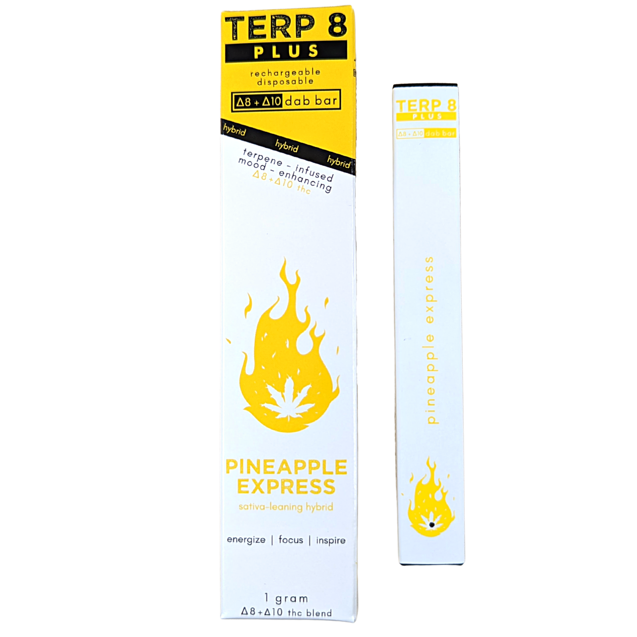 Terp 8 - 1g Delta-8 + Delta-10 THC Disposable Dab Pen Box (10ct)