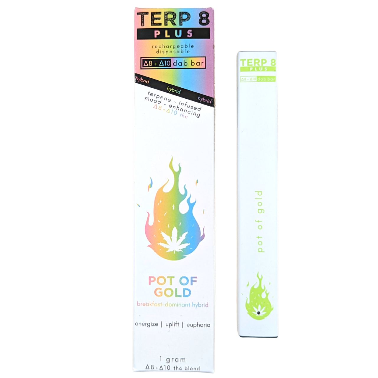 Terp 8 - 1g Delta-8 + Delta-10 THC Disposable Dab Pen Box (10ct)